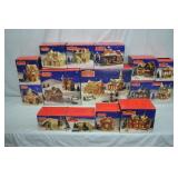 15pcs Village Square Holiday Buildings in Boxes