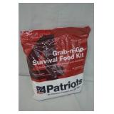 4 Patriots Grab-n-Go Survival Food Kit Sealed