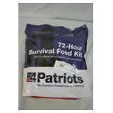4 Patriots 72 Hour Survival Food Kit Sealed