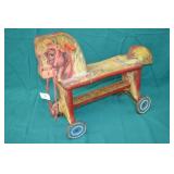 1940s Gong Bell Man. Co. Ride on Circus Horse