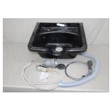 ABS Hairwash Sink With Hoses Unused