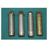 4pcs Antique Schrader Ballon Tire Pressure Gauges