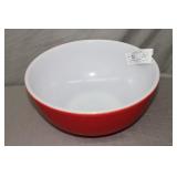 10" Pyrex Colors Red Mixing Bowl