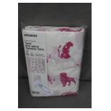 New Ursog Twin Size 2pc Animal Print Sheet Set
