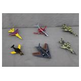 6pcs Various Vintage Matchbox Die-Cast Airplanes