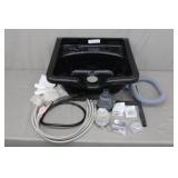 ABS Hairwash Sink With Hoses Unused
