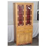 20th Century Asian Style 2pc Stacking Cabinet