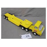 1970s Mini Tonka Semi Truck & Lowboy Trailer