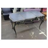 Drexel Heritage Louis XV Style Black Writing Desk
