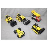 5pc 1/64 Tonka Die-Cast Construction Vehicles