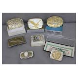 7pcs Various Western Style Belt Buckles