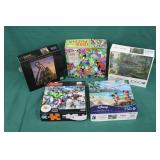 5pcs Various New Character & Scene Picture Puzzles