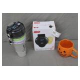 Dash Mini Skull Waffle Maker & Jack-O-Lantern Mug