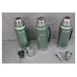 3pcs Vintage Stanley Thermos Bottles