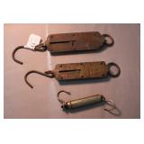 3pcs Antique Chatillon