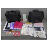 2 Scrapbooking Cases & Scrapbooking Supplies