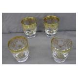 4pc Cre-Art Raffinato Italiian Crystal Old Fashion