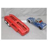 1950s Hubley Truck & Transport Trailer Die-Cast