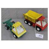 1969 Hubley Dump Truck & Log Hauler Die-Cast