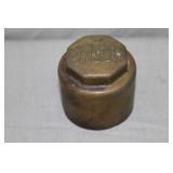 1920s Brush Brass Automotive Grease Cap