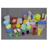Lot Various Vintage Tupperware Food Storage Items