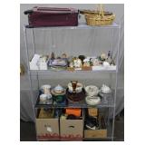 Large Shelf Lot Vintage, Decorative & Curios