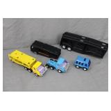 5pcs 1970s Buddy L Pressed Metal Vehicles