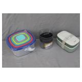 3sets Various New Food Storage Containers