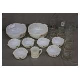 18pcs Fire King & Libby BC Cartoon Dishware