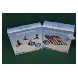 Stars & Stripes Inflateable Cornhole & Ring Toss