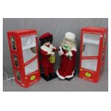 2pcs 24" Animated & Lighted Christmas Figures