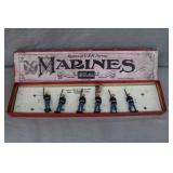 W Britain USA Forces Marines Cast Metal Soldiers