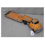 1940s Hubley Kiddie Toy 506 Lowboy Trailer Truck