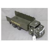 1950s Marx Lumar Press Steel Army Transport Truck