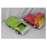 2pcs 1970s Nylint Pressed Metal Vehicles