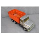 1970s Ertl USA IH Stake Truck Pressed Metal Toy