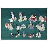 14pcs Various Lighthouse Statue Buildings