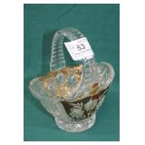 Anna Hutte Bleikristall German Lead Crystal Basket