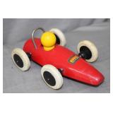 1960s Swedish Brio Red Race Car Toy