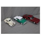 3pcs Vintage Die-Cast Vehicles
