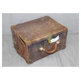 Guthries Antique Leather Travel Trunk