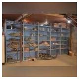 Shelving Wall Unit with ALL contents