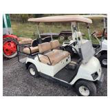 Yamaha electric golf cart with charger