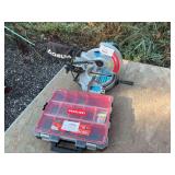 Delta saw and screw bin