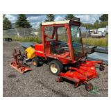 2002 Kubota F2000 mower, plow, and broom included