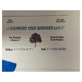 $100 Express Tree Services Certificate