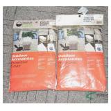 (2) Outdoor Accessories Protective Covers