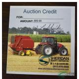 $50 Sheridan Realty & Auction Gift Certificate