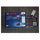 Battery Powered 18V Bosch Impact Driver and Bit Set