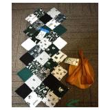MSU Table Runner, Cutting Board, and Wooden Spoons